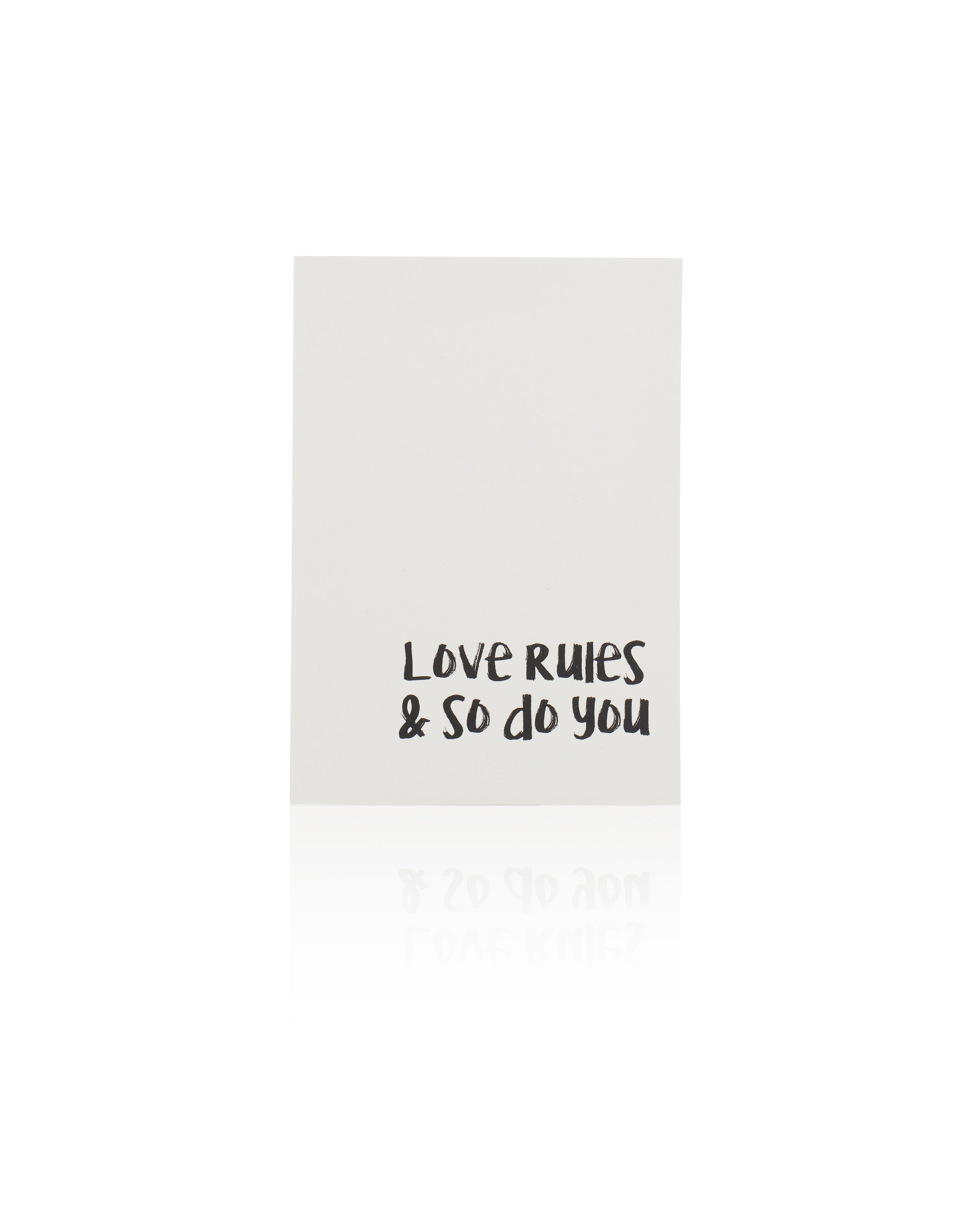 greeting card love rules