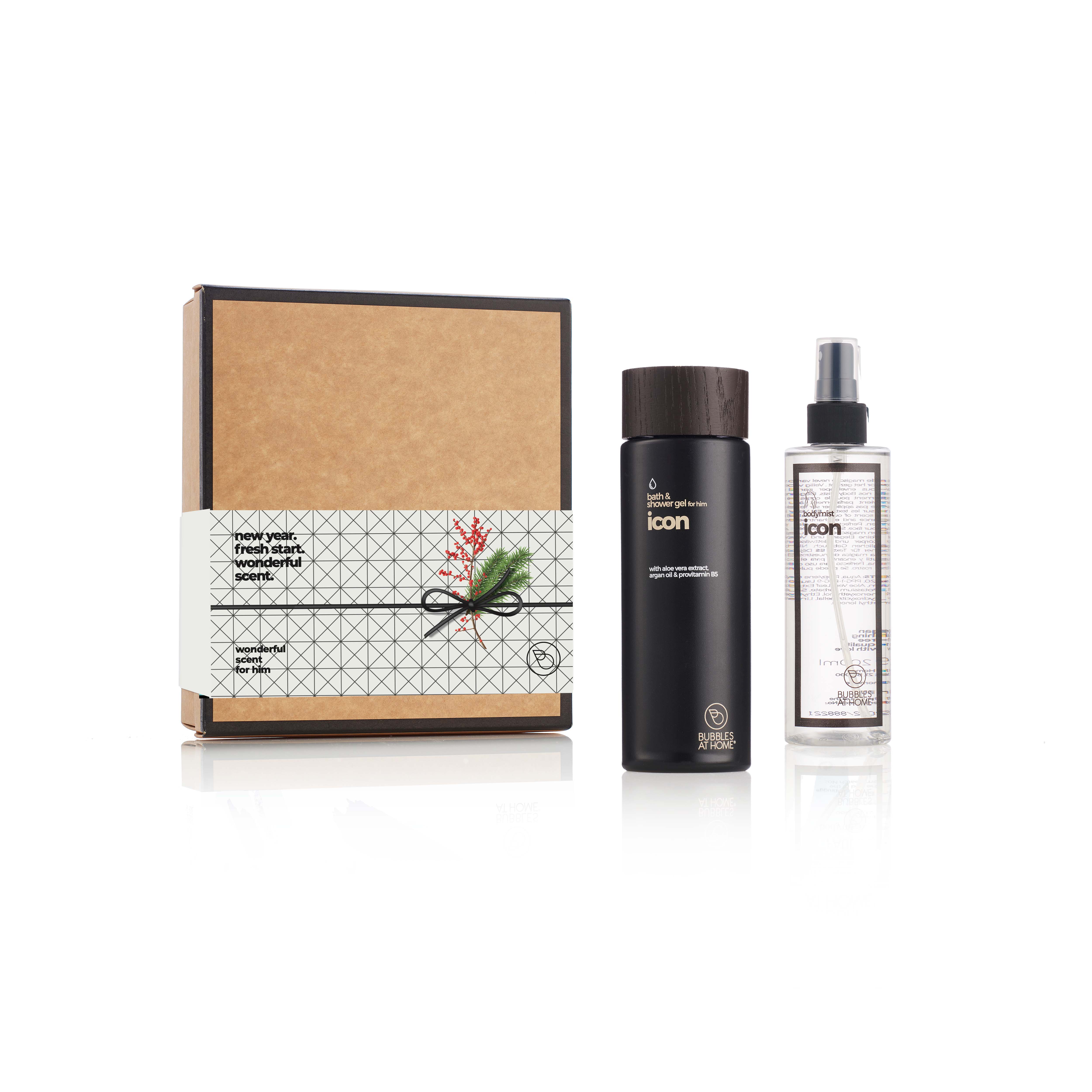 coffret cadeau icon bain & corps