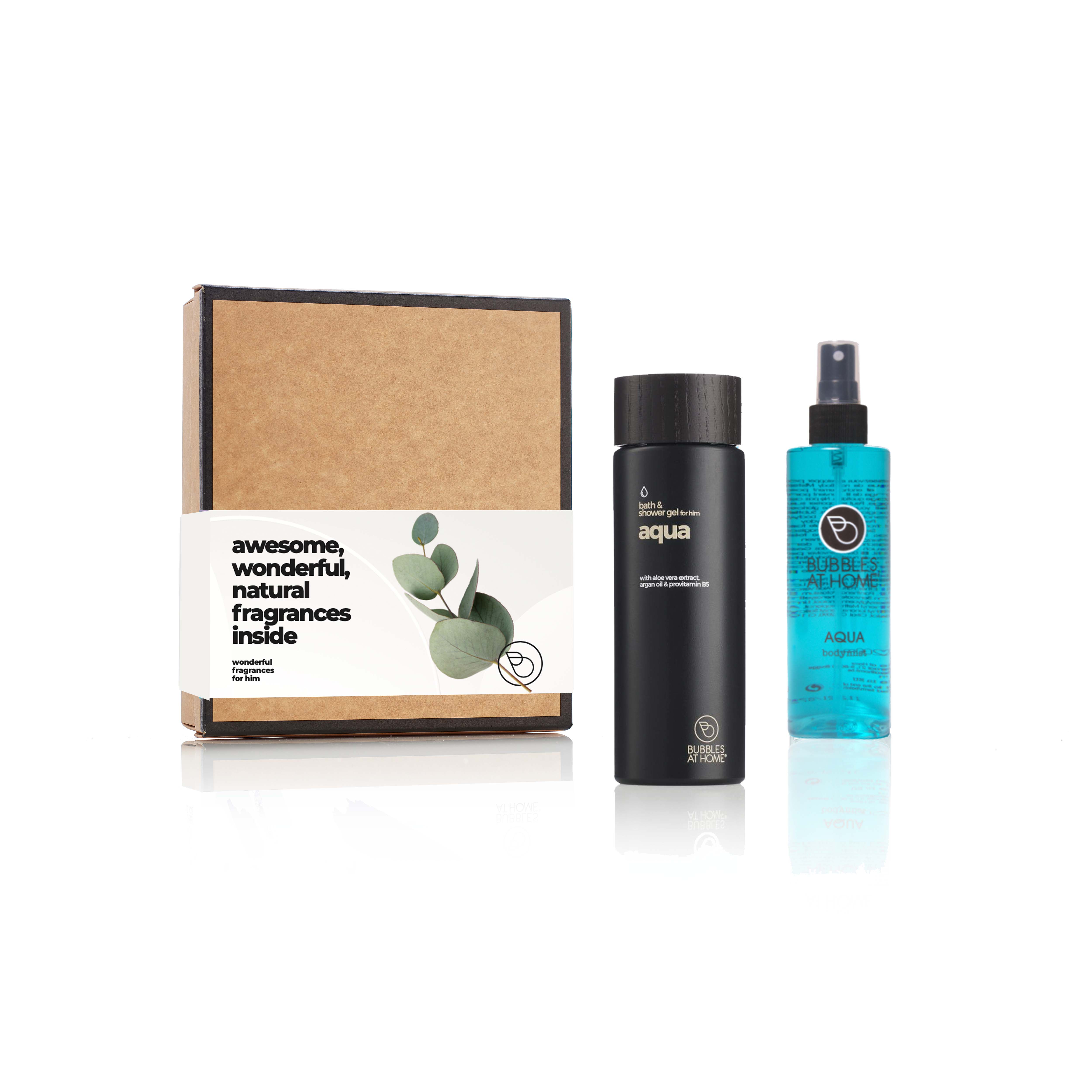 coffret cadeau aqua  bain & corps