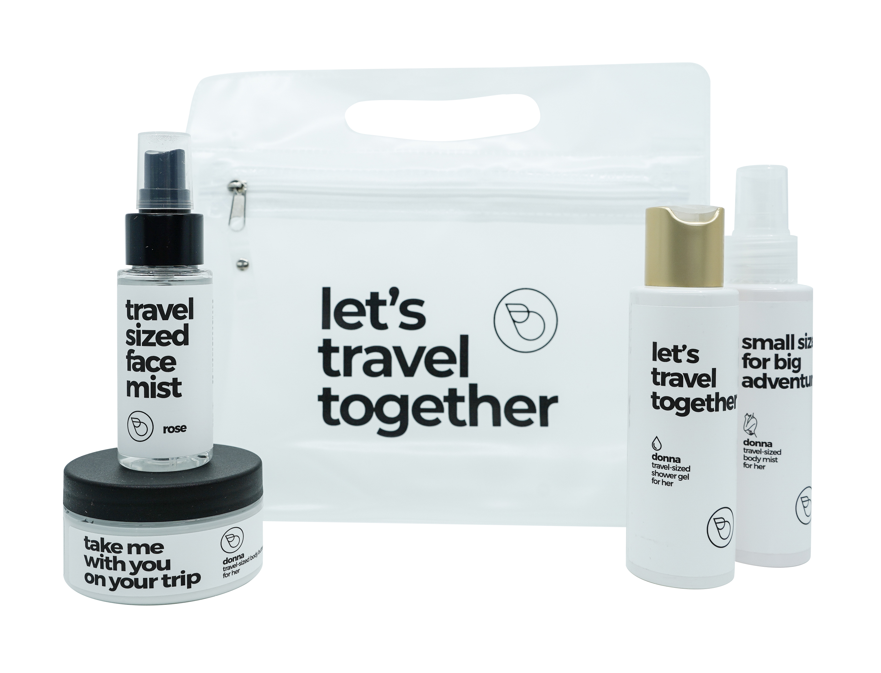 TRAVELPACKAGE 100ML DONNA 