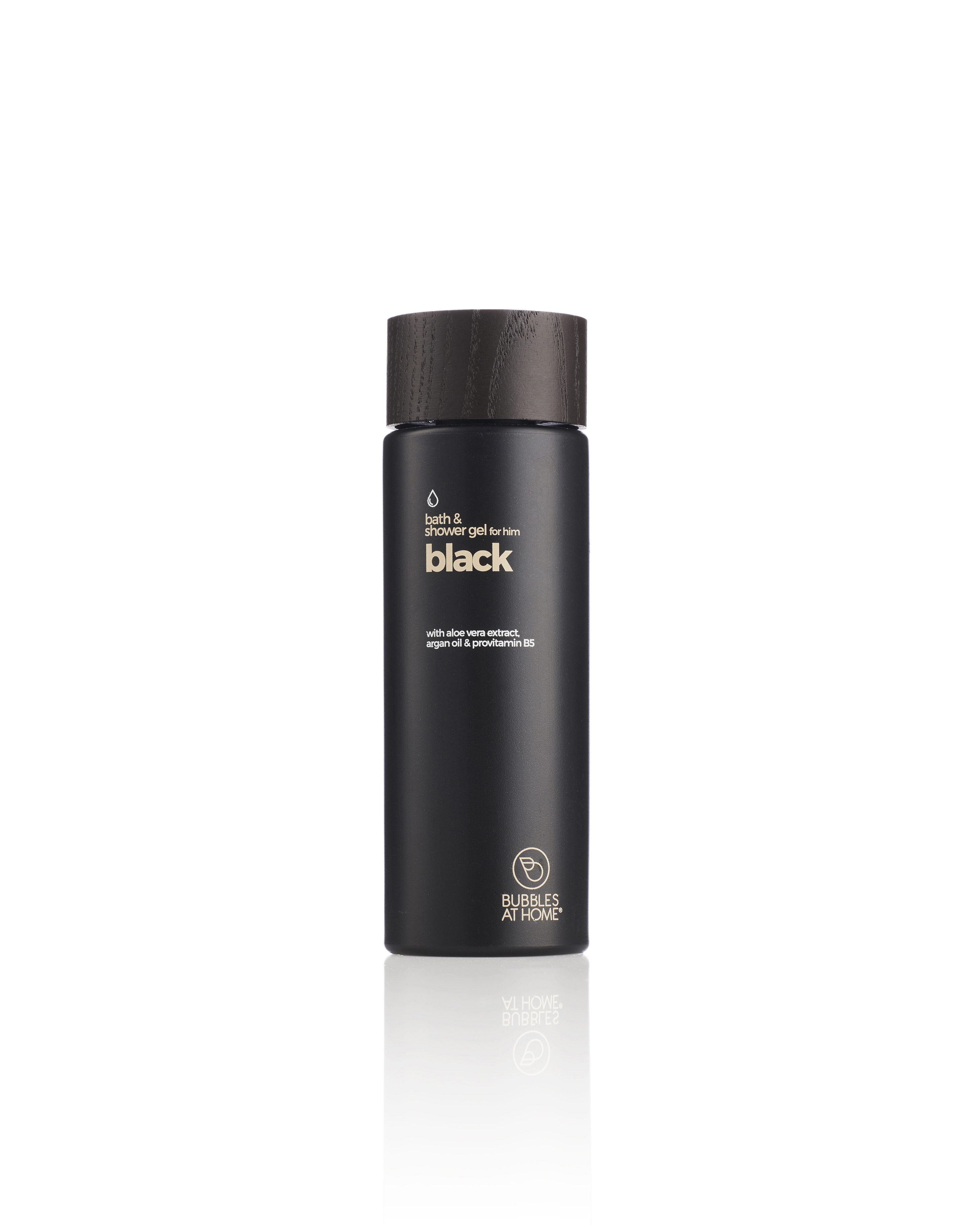 Black shower gel