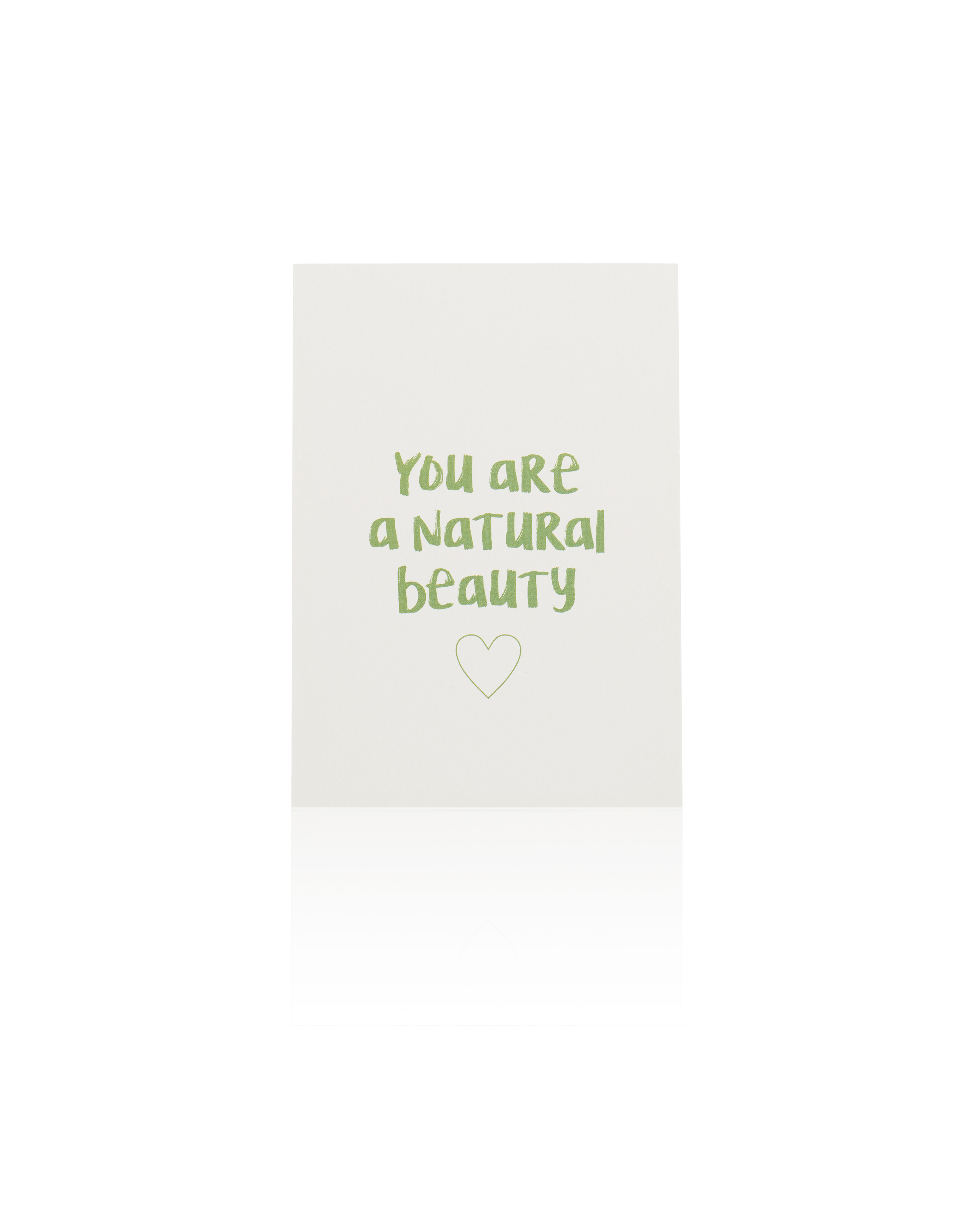 greeting card deluxe you are a natural beauty