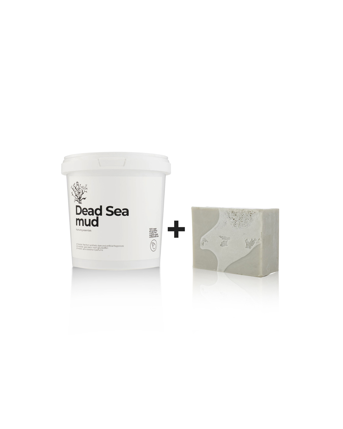 TEMPORARY COMBO PACKAGE DEAD SEA MUD AND DEAD SEA MUD SOAP


