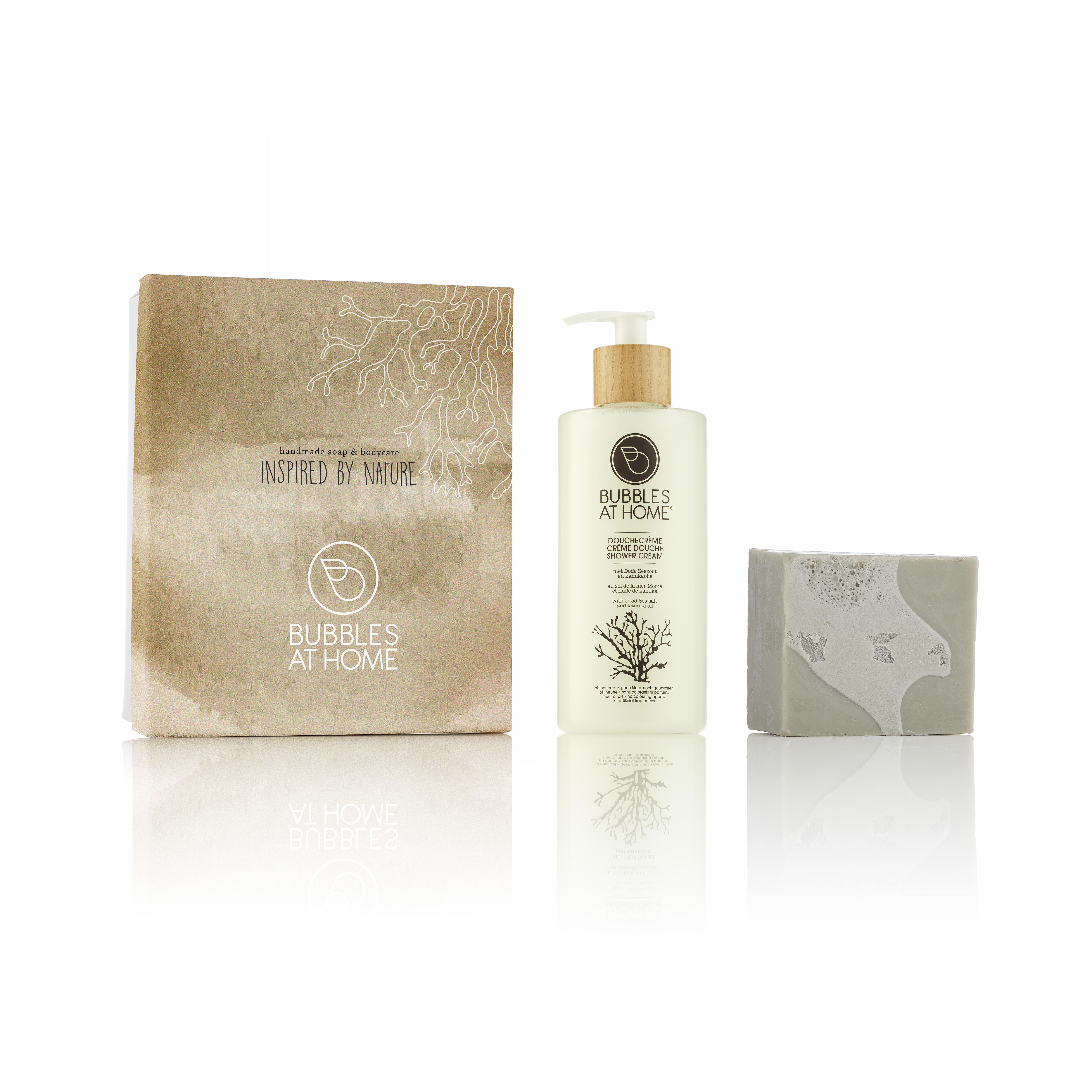 coffret savon & gel douche mer mort 